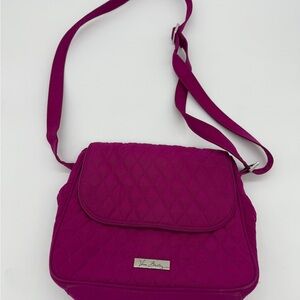 Vera Bradley Quilted Magenta Crossbody Bag